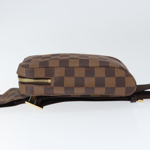 LOUIS VUITTON Damier Ebene Geronimos Shoulder Bag N51994 LV Auth 136720