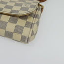 LOUIS VUITTON Damier Azur Favorit PM Shoulder Bag 2way N41277 LV Auth 136721-16