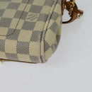 LOUIS VUITTON Damier Azur Favorit PM Shoulder Bag 2way N41277 LV Auth 136721-18