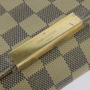 LOUIS VUITTON Damier Azur Favorit PM Shoulder Bag 2way N41277 LV Auth 136721-10