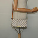 LOUIS VUITTON Damier Azur Favorit PM Shoulder Bag 2way N41277 LV Auth 136721-24