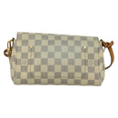 LOUIS VUITTON Damier Azur Favorit PM Shoulder Bag 2way N41277 LV Auth 136721-2