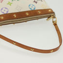 LOUIS VUITTON Monogram Multicolor Pochette Pouch White M92649 LV Auth 136723-7