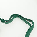 PRADA Hand Bag Leather 2way Green Silver Auth 136732M-10