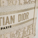 Christian Dior Trotter Canvas Book Tote Hand Bag Canvas White Auth 136735M-15