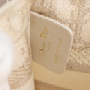 Christian Dior Trotter Canvas Book Tote Hand Bag Canvas White Auth 136735M-20