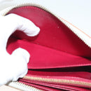 LOUIS VUITTON Monogram Multicolor Zippy Wallet White M60241 LV Auth 136736-19