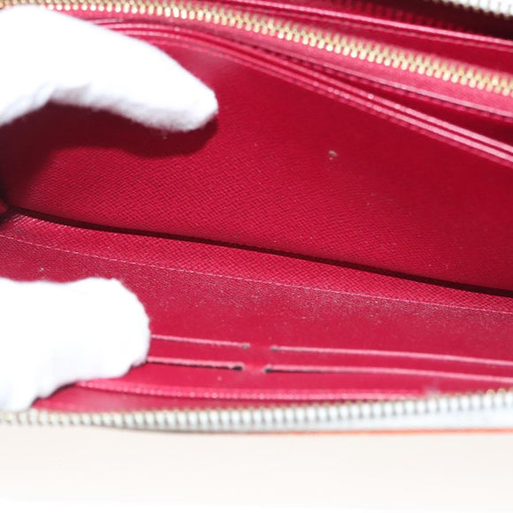 LOUIS VUITTON Monogram Multicolor Zippy Wallet White M60241 LV Auth 136736
