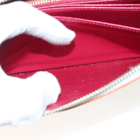 LOUIS VUITTON Monogram Multicolor Zippy Wallet White M60241 LV Auth 136736