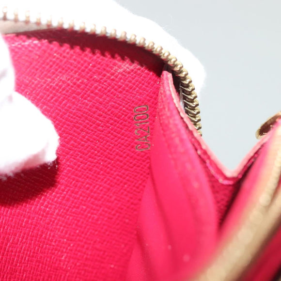 LOUIS VUITTON Monogram Multicolor Zippy Wallet White M60241 LV Auth 136736