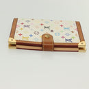 LOUIS VUITTON Multicolor Agenda PM Day Planner Cover White R21074 Auth 136737-3
