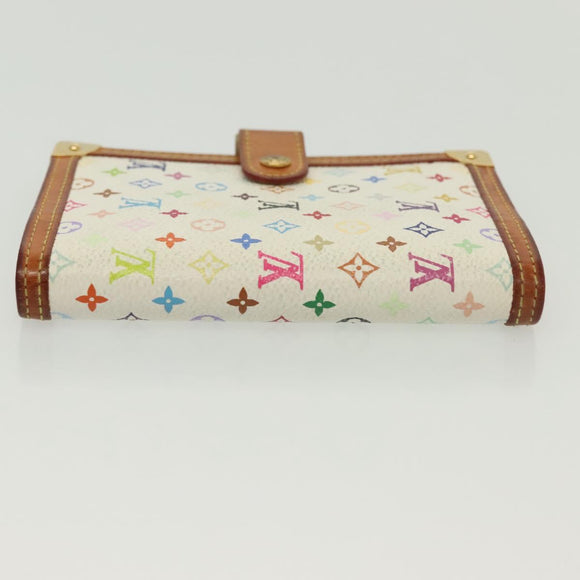 LOUIS VUITTON Multicolor Agenda PM Day Planner Cover White R21074 Auth 136737