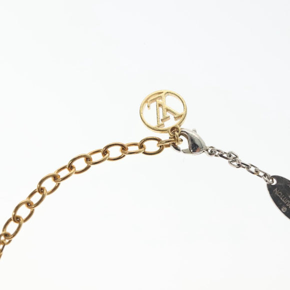 LOUIS VUITTON Brassle Heart Falling in Love Bracelet Gold M00466 LV Auth 136741