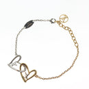 LOUIS VUITTON Brassle Heart Falling in Love Bracelet Gold M00466 LV Auth 136741-8