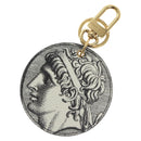 LOUIS VUITTON Monogram Porte Cles Cameo Charm White MP3203 LV Auth 136742-2