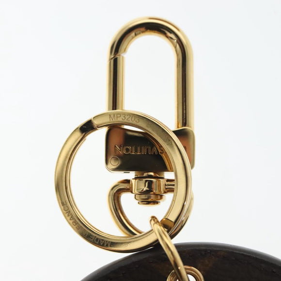 LOUIS VUITTON Monogram Porte Cles Cameo Charm White MP3203 LV Auth 136742