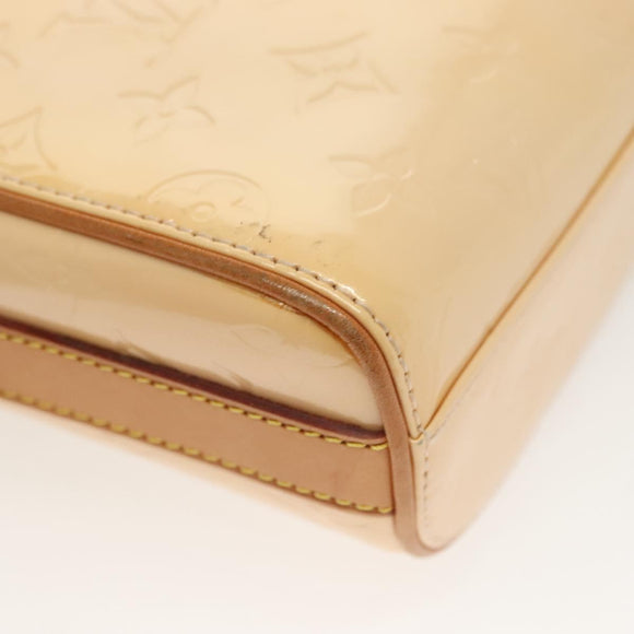 LOUIS VUITTON Vernis Sullivan Vertical Bag Marshmallow Pink M91298 Auth 136758