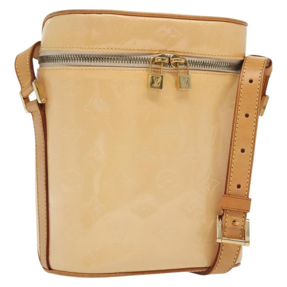 LOUIS VUITTON Vernis Sullivan Vertical Bag Marshmallow Pink M91298 Auth 136758