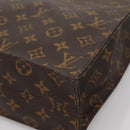 LOUIS VUITTON Monogram Sac Plat Hand Bag M51140 LV Auth 136768-9