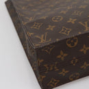 LOUIS VUITTON Monogram Sac Plat Hand Bag M51140 LV Auth 136768-14