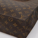 LOUIS VUITTON Monogram Sac Plat Hand Bag M51140 LV Auth 136768-15