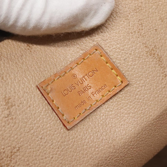 LOUIS VUITTON Monogram Sac Plat Hand Bag M51140 LV Auth 136768