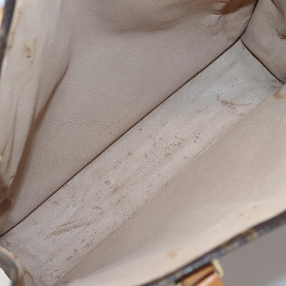 LOUIS VUITTON Monogram Sac Plat Hand Bag M51140 LV Auth 136768