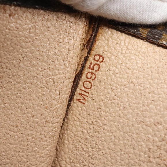 LOUIS VUITTON Monogram Sac Plat Hand Bag M51140 LV Auth 136768