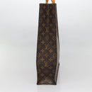 LOUIS VUITTON Monogram Sac Plat Hand Bag M51140 LV Auth 136768-4