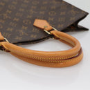 LOUIS VUITTON Monogram Sac Plat Hand Bag M51140 LV Auth 136768-7