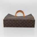 LOUIS VUITTON Monogram Sac Plat Hand Bag M51140 LV Auth 136768-5