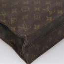 LOUIS VUITTON Monogram Sac Plat Hand Bag M51140 LV Auth 136769-16