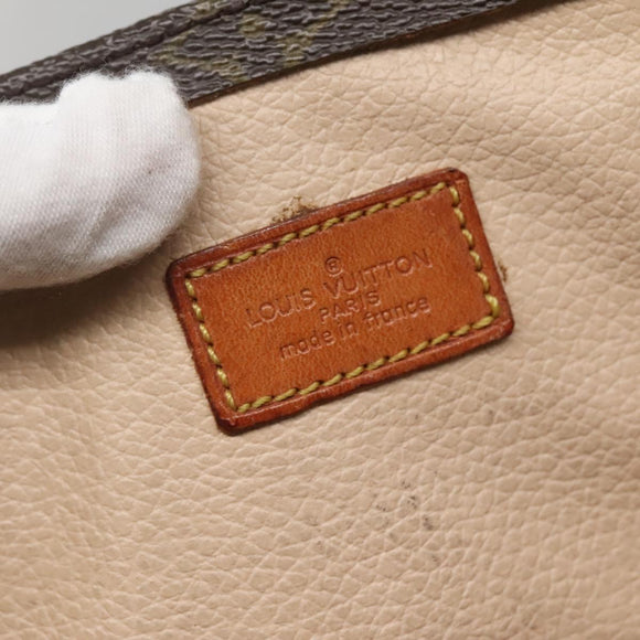 LOUIS VUITTON Monogram Sac Plat Hand Bag M51140 LV Auth 136769