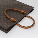 LOUIS VUITTON Monogram Sac Plat Hand Bag M51140 LV Auth 136769-6