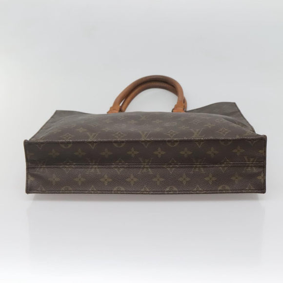 LOUIS VUITTON Monogram Sac Plat Hand Bag M51140 LV Auth 136769