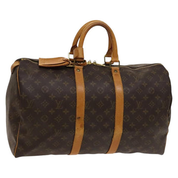 LOUIS VUITTON Monogram Keepall 45 Boston Bag M41428 LV Auth 136775