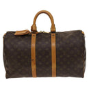 LOUIS VUITTON Monogram Keepall 45 Boston Bag M41428 LV Auth 136775-13