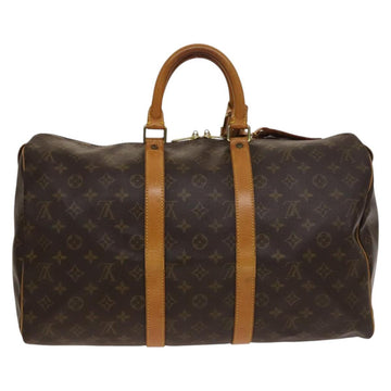 LOUIS VUITTON Monogram Keepall 45 Boston Bag M41428 LV Auth 136775 - 0