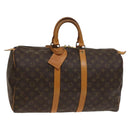LOUIS VUITTON Monogram Keepall 45 Boston Bag M41428 LV Auth 136776-1