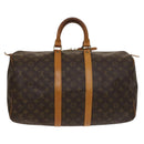 LOUIS VUITTON Monogram Keepall 45 Boston Bag M41428 LV Auth 136776-3