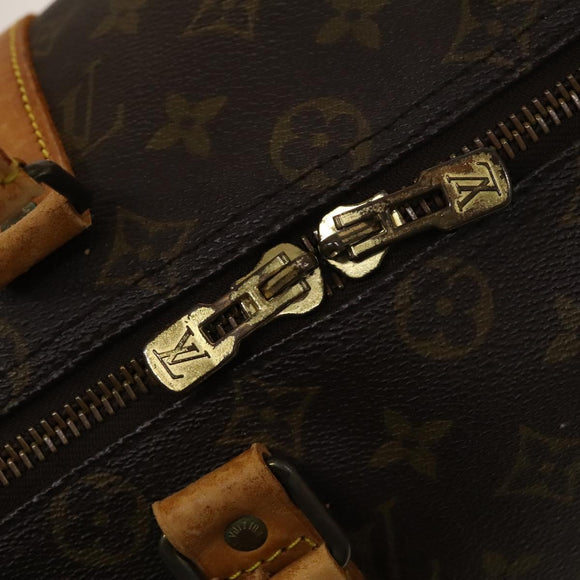 LOUIS VUITTON Monogram Keepall 45 Boston Bag M41428 LV Auth 136777