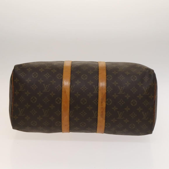 LOUIS VUITTON Monogram Keepall 45 Boston Bag M41428 LV Auth 136777