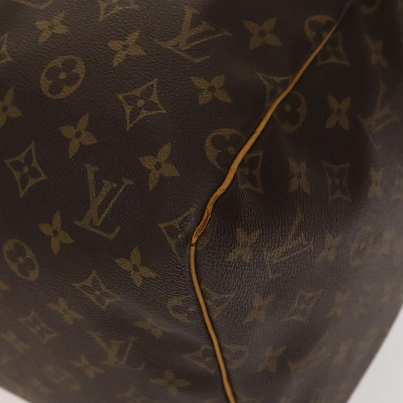 LOUIS VUITTON Monogram Keepall 55 Boston Bag M41424 LV Auth 136782