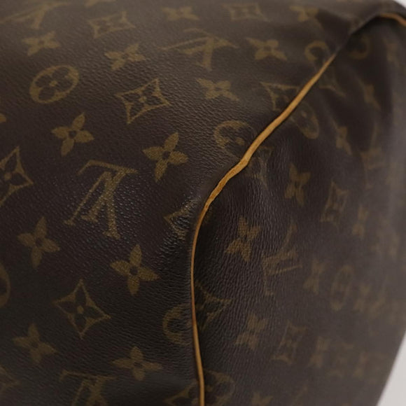 LOUIS VUITTON Monogram Keepall 55 Boston Bag M41424 LV Auth 136782