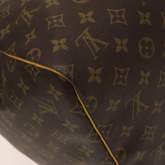 LOUIS VUITTON Monogram Keepall 55 Boston Bag M41424 LV Auth 136782