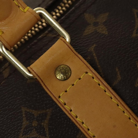 LOUIS VUITTON Monogram Keepall 55 Boston Bag M41424 LV Auth 136782