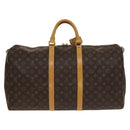 LOUIS VUITTON Monogram Keepall 55 Boston Bag M41424 LV Auth 136782-2