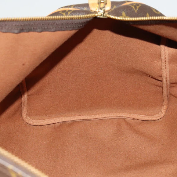 LOUIS VUITTON Monogram Keepall 55 Boston Bag M41424 LV Auth 136783