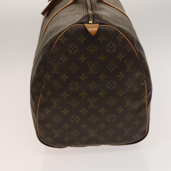 LOUIS VUITTON Monogram Keepall 55 Boston Bag M41424 LV Auth 136783
