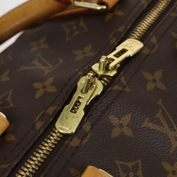 LOUIS VUITTON Monogram Keepall Bandouliere 55 Boston Bag M41414 LV Auth 136784